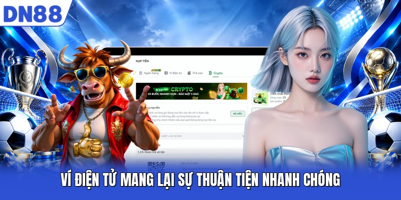 Ví điện tử mang lại sự thuận tiện nhanh chóng Ví điện tử mang lại sự thuận tiện nhanh chóng